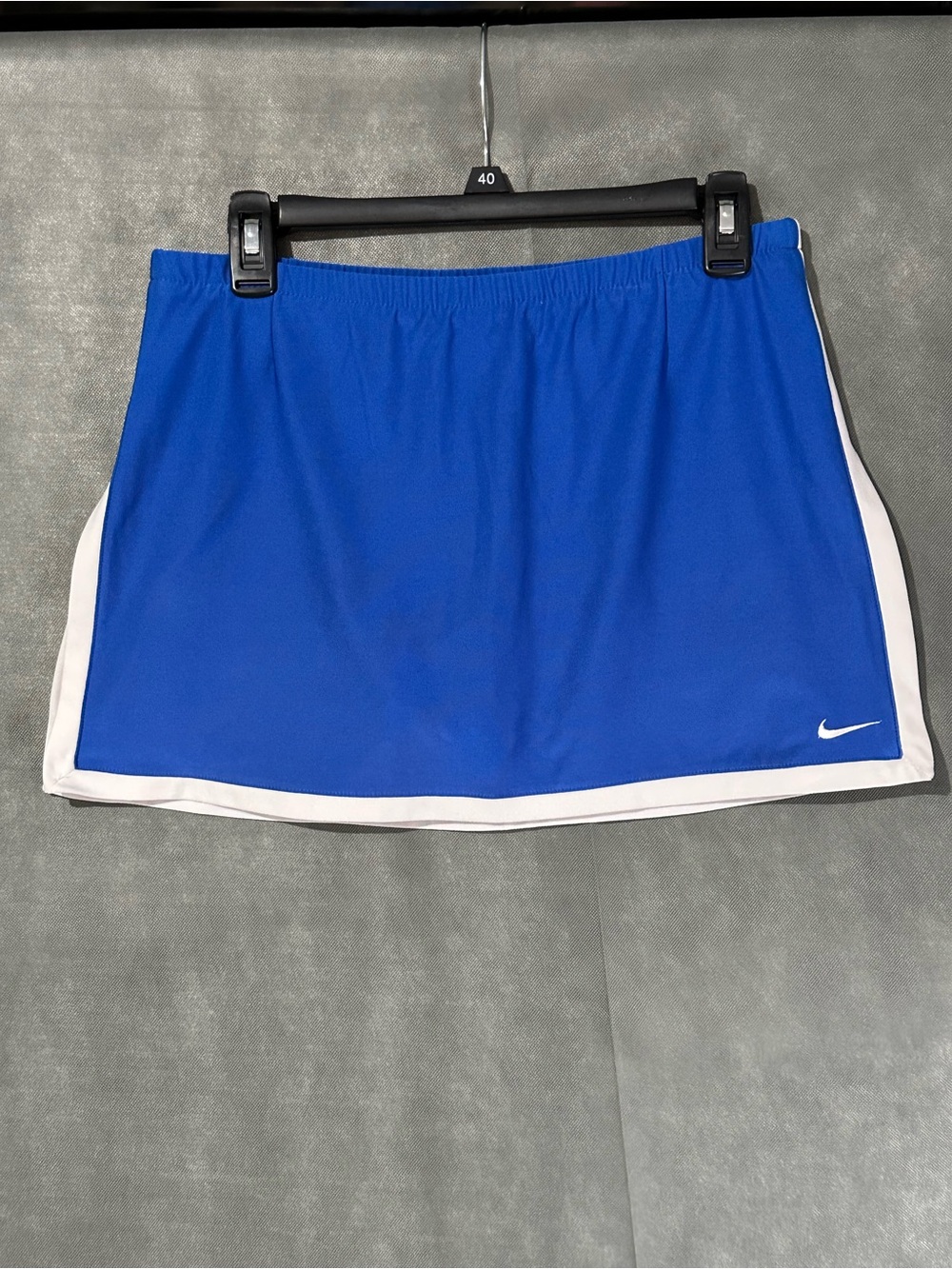 Nike Royal Blue & White Side Stripe Athletic Tennis Skort - Size Small